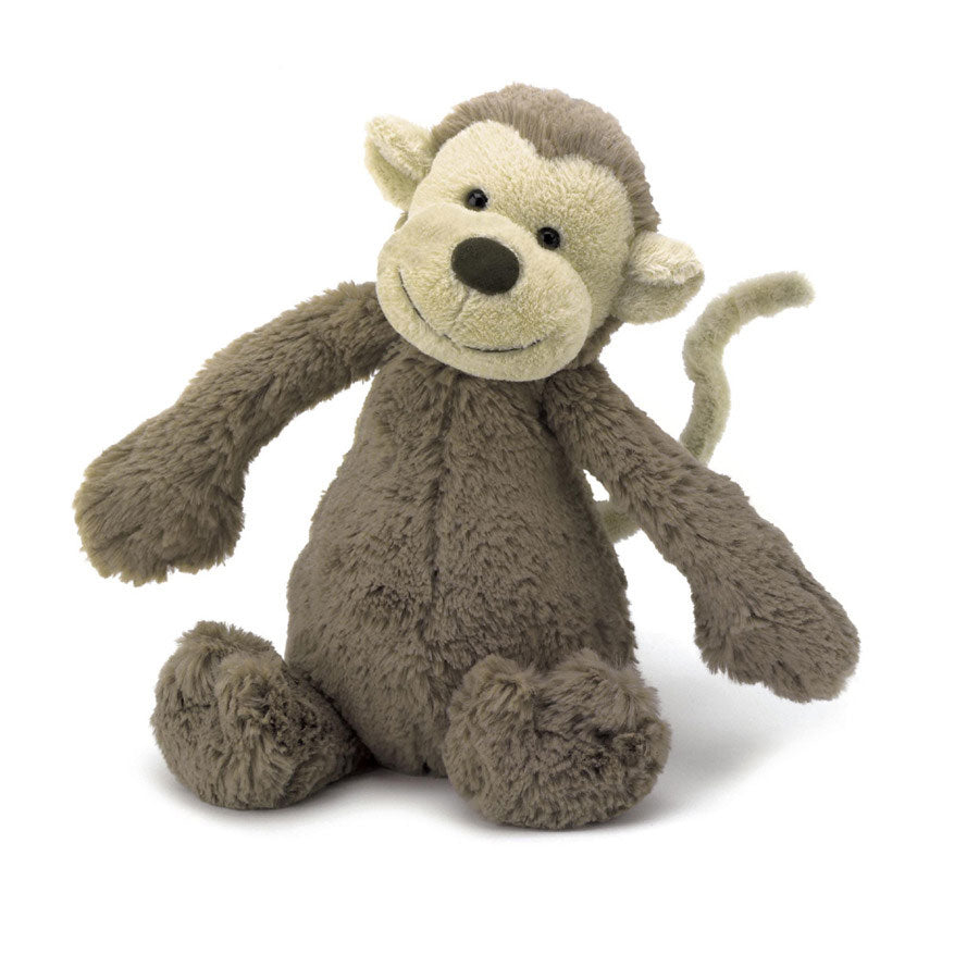 Jellycat Bashful Monkey Soft Toy (Medium - 28cm)
