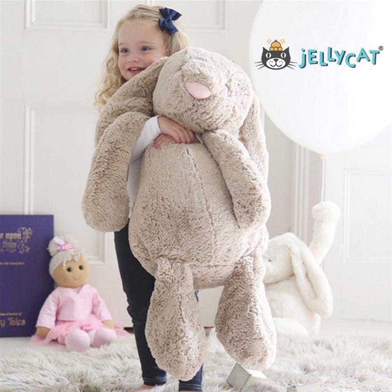 Jellycat Bashful Bunny Soft Toy (Really Big, 67cm)(3 Colours) - Pupsik Singapore