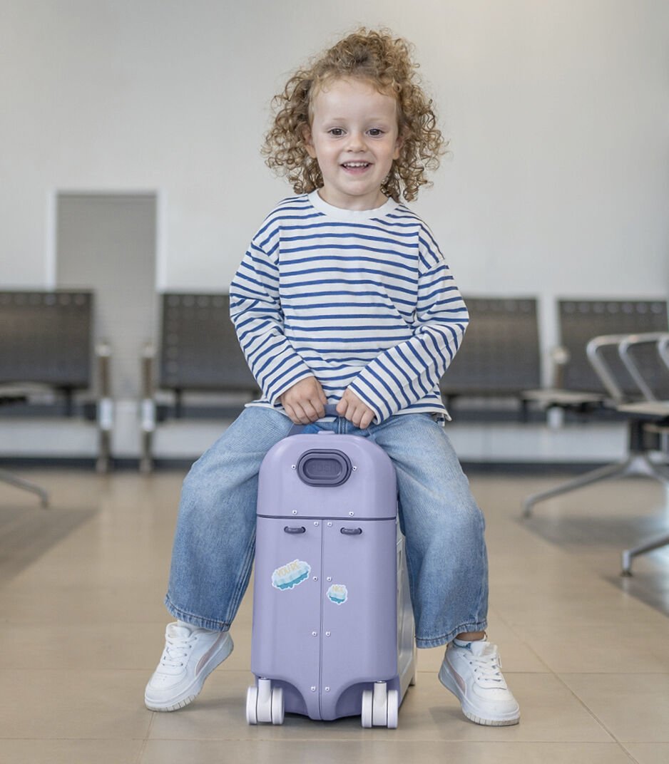 Stokke Jetkids Bed Box Airplane Ride/Carry/Sleep-On Suitcase V4 (5 Colours) - Pupsik Singapore