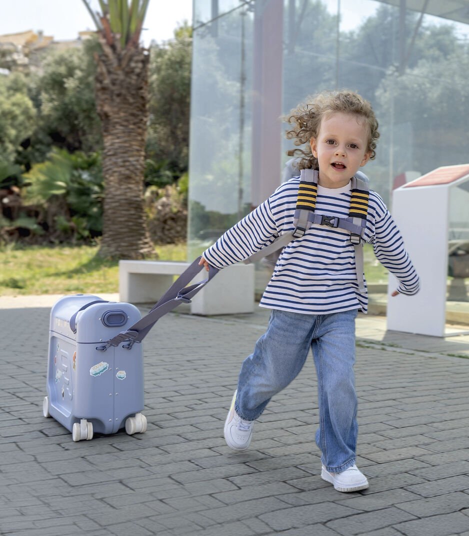 Stokke Jetkids Bed Box Airplane Ride/Carry/Sleep-On Suitcase V4 (5 Colours) - Pupsik Singapore