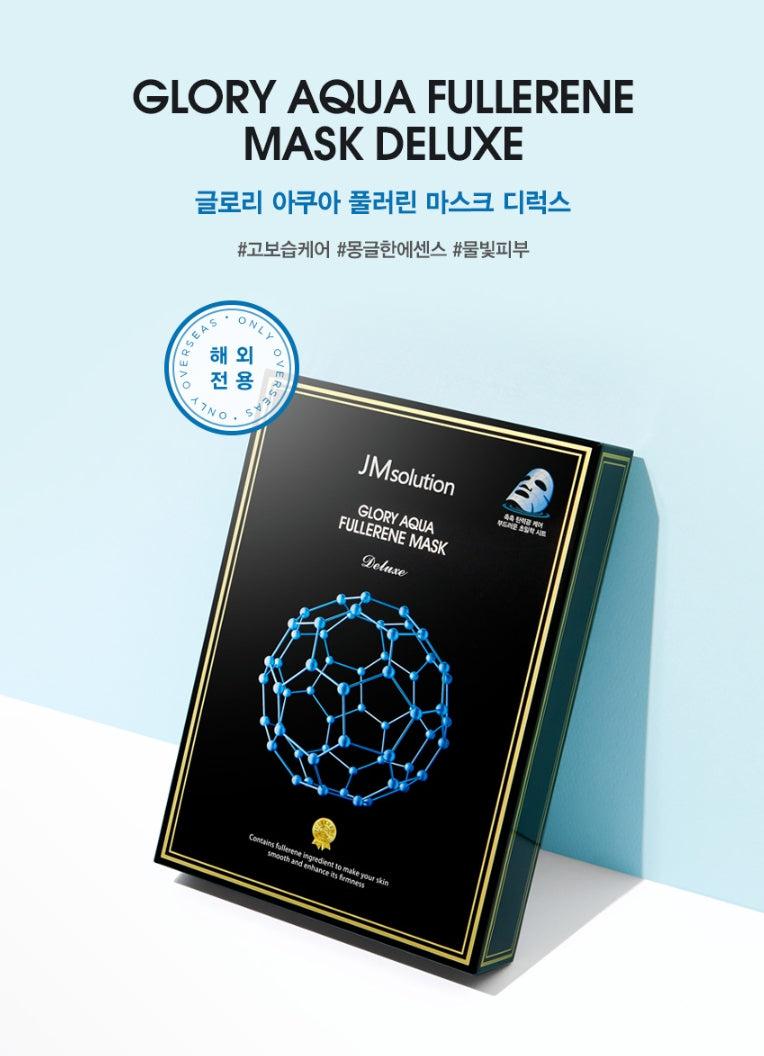 JMsolution Glory Aqua Fullerene Mask Deluxe, 10pcs (Exp 01/27)