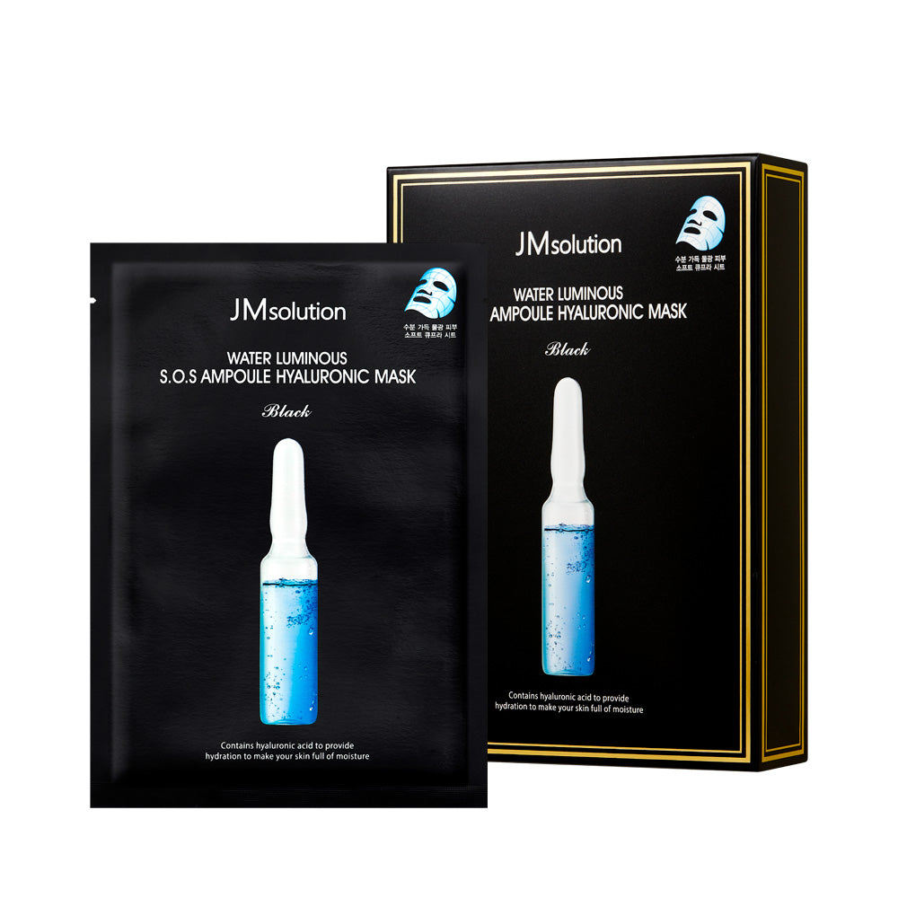 JMsolution Water Luminous S.O.S Ampoule Hyaluronic Mask, 10pcs (Exp 07/28)