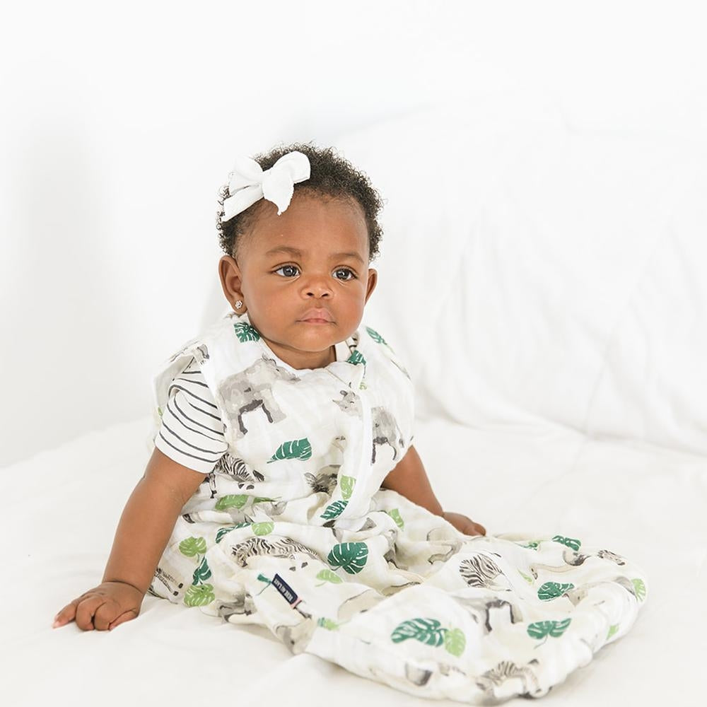 Bebe Au Lait Muslin Bedtime Sleeper - Jungle (2 Sizes)