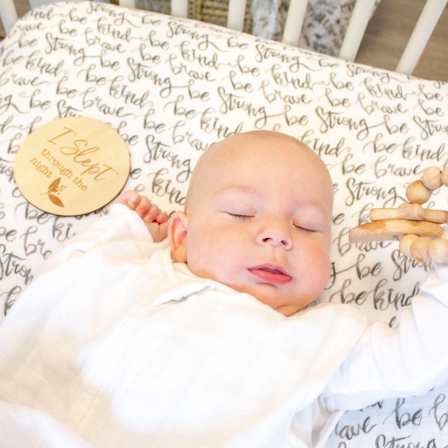 Bebe Au Lait Classic Muslin Fitted Crib Sheet (70x130cm) (18 Designs) - Pupsik Singapore