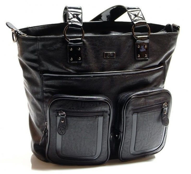 gr8x 'Kate' NS Diaper Tote - Black