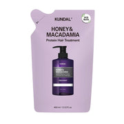 Kundal Honey & Macadamia Protein Hair Treatment, 400ml Refill Bag - Ylang Ylang (Exp 07/27)