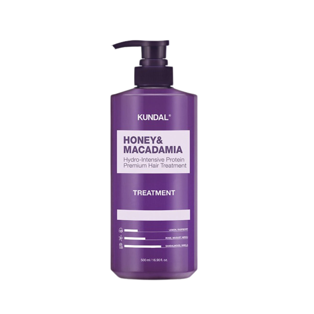 Kundal Honey & Macadamia Protein Hair Treatment, 500ml - Rich Apricot (Exp 07/27)