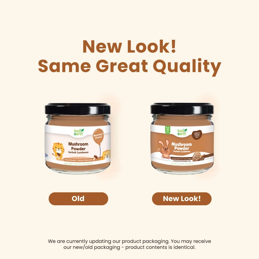 Love Earth Organic Mushroom Baby Powder, 40g (Exp 04/27)