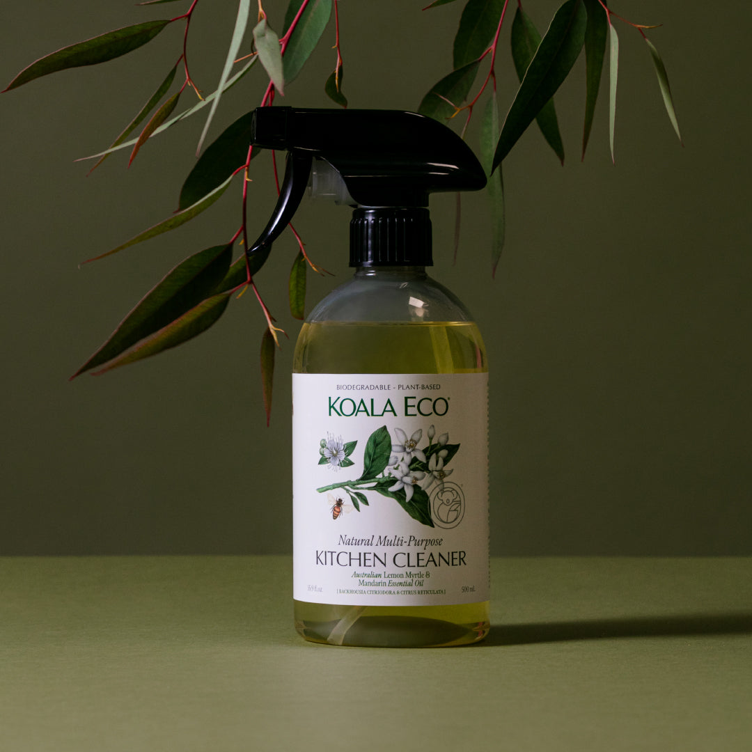 Koala Eco Natural Multi-Purpose Kitchen Cleaner, 500ml - Lemon Myrtle & Mandarin Essential Oil (Exp 05/27)