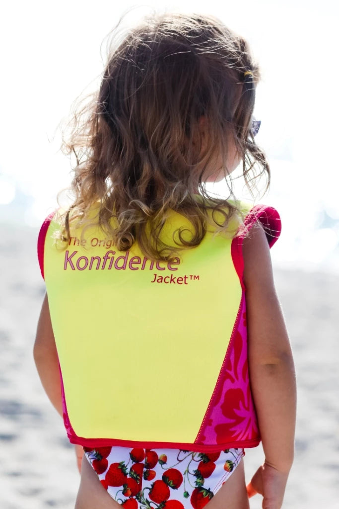 Konfidence Original Children Swim Jacket - Hamptons Navy Stripe (3 Sizes)
