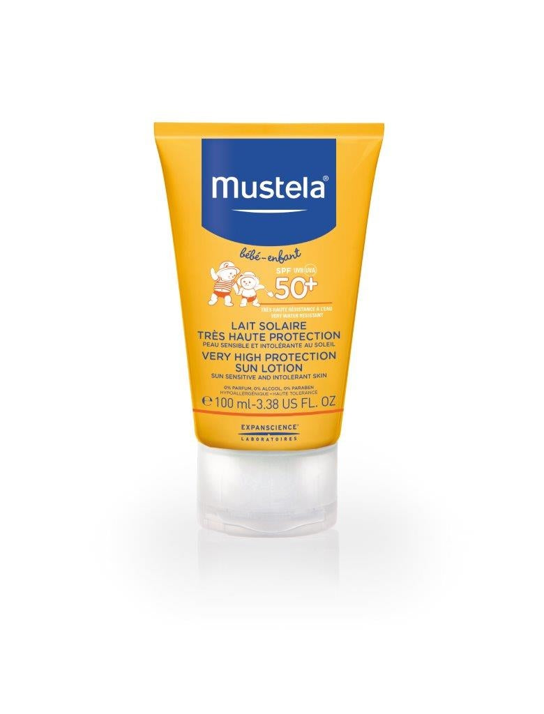 Mustela SPF 50 Sun Protection Baby Sunscreen Lotion, 100ml - exp 09/27