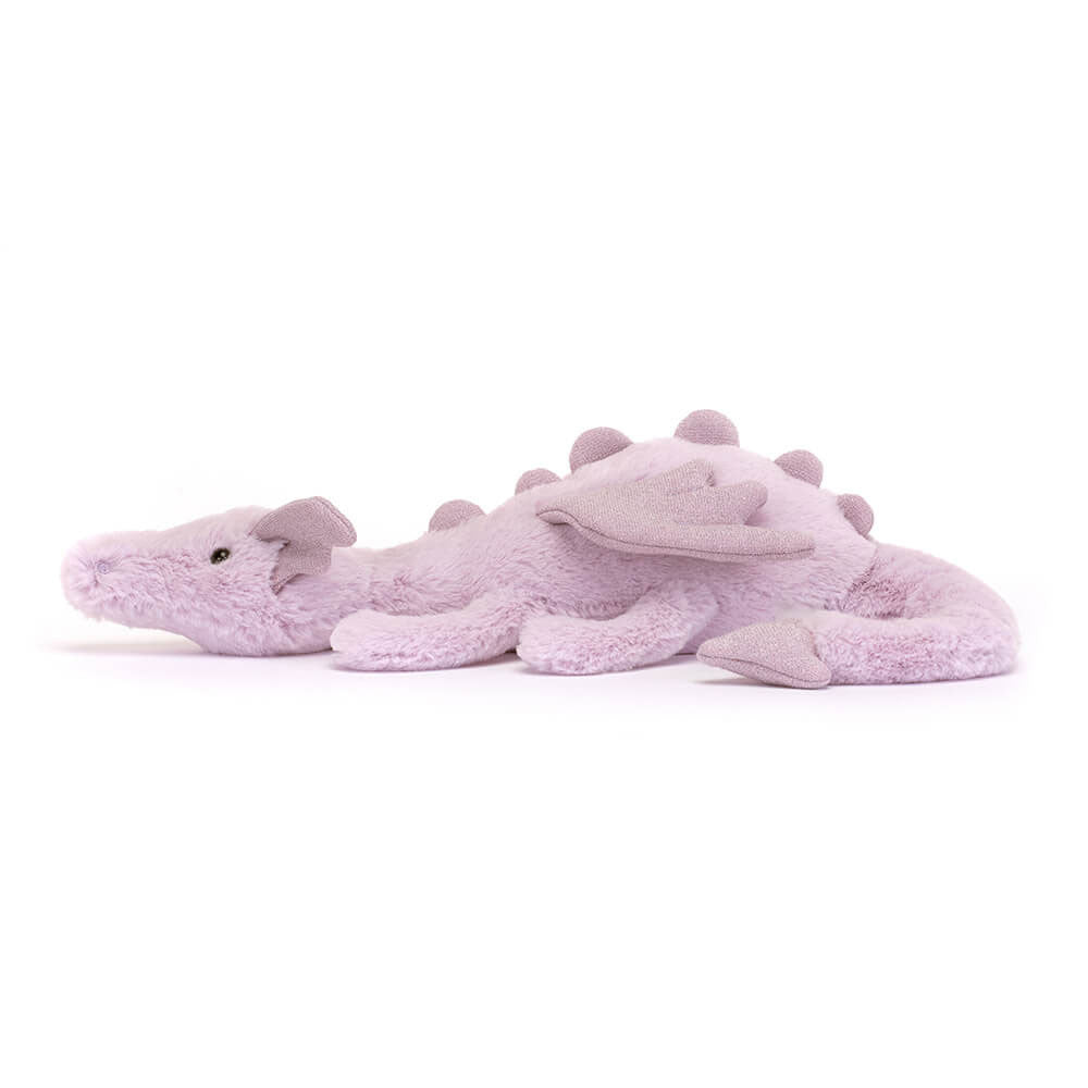 Jellycat Lavender Dragon Soft Toy, Little (30cm)