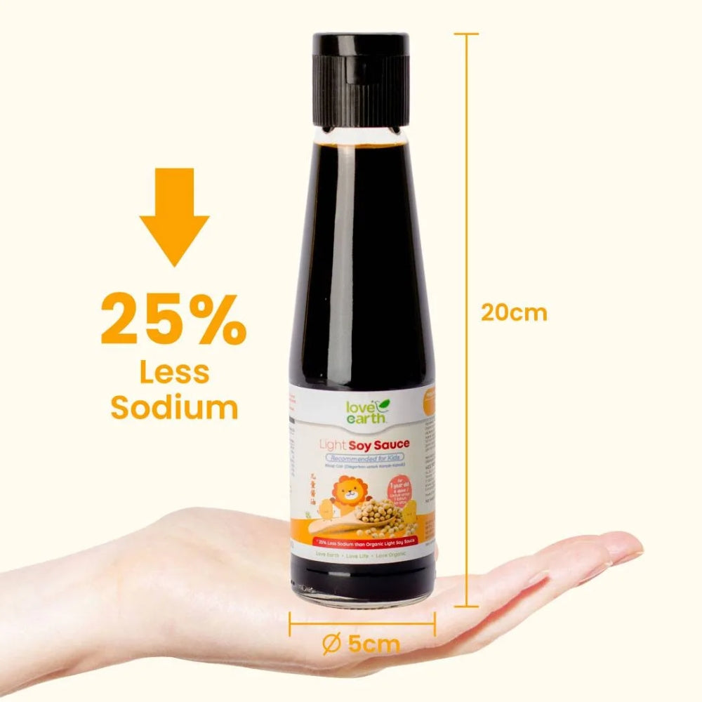 Love Earth Organic Low Sodium Soy Sauce, 210ml (Exp 01/27)