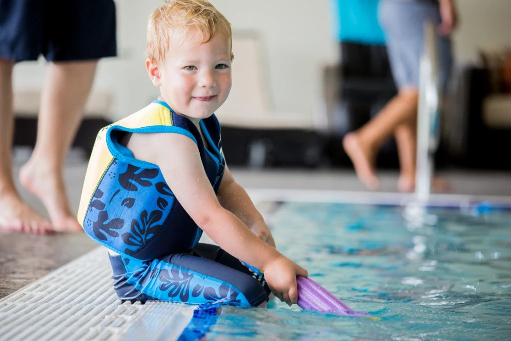 Konfidence Original Children Swim Jacket - Hamptons Navy Stripe (3 Sizes)