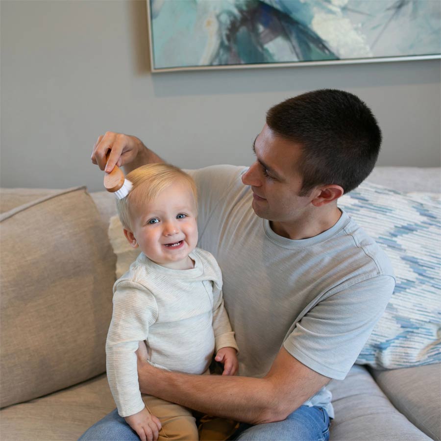 Dr Brown's Soft and Safe Baby Brush + Comb