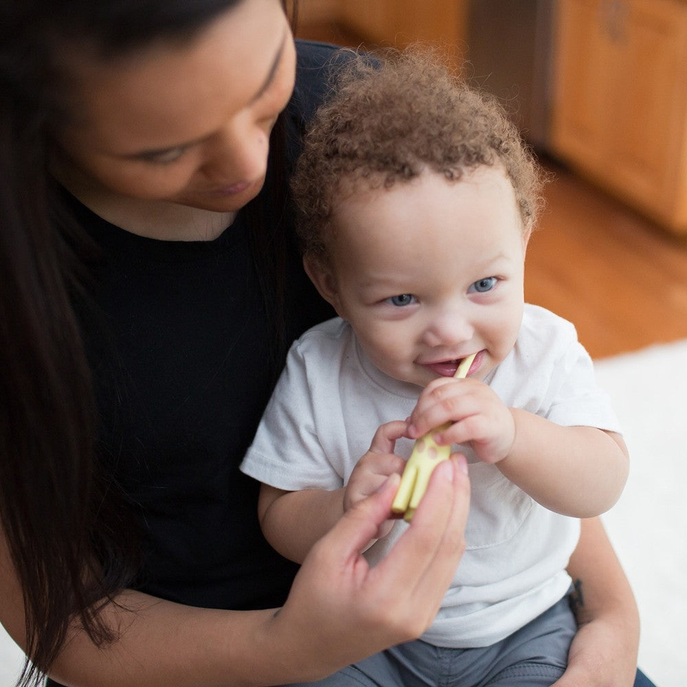 Dr. Brown's Infant-to-Toddler Training Toothbrush (1pc) - Giraffe