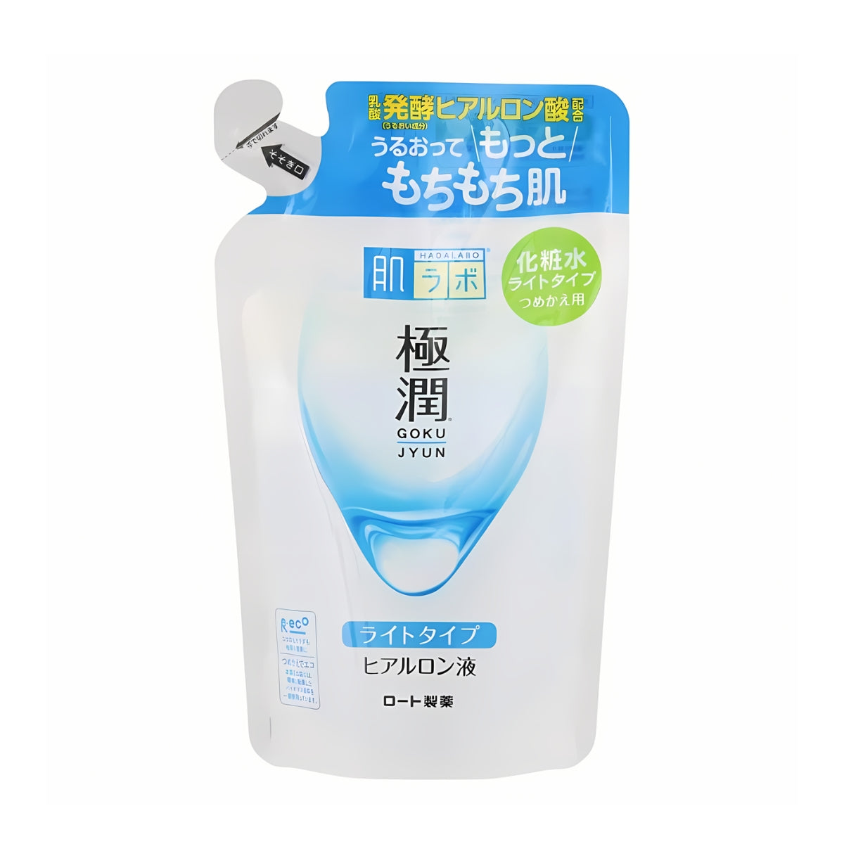 Hada Labo Gokujyun Hydrating Lotion (Light), 170ml Refill Pouch - Exp 06/27