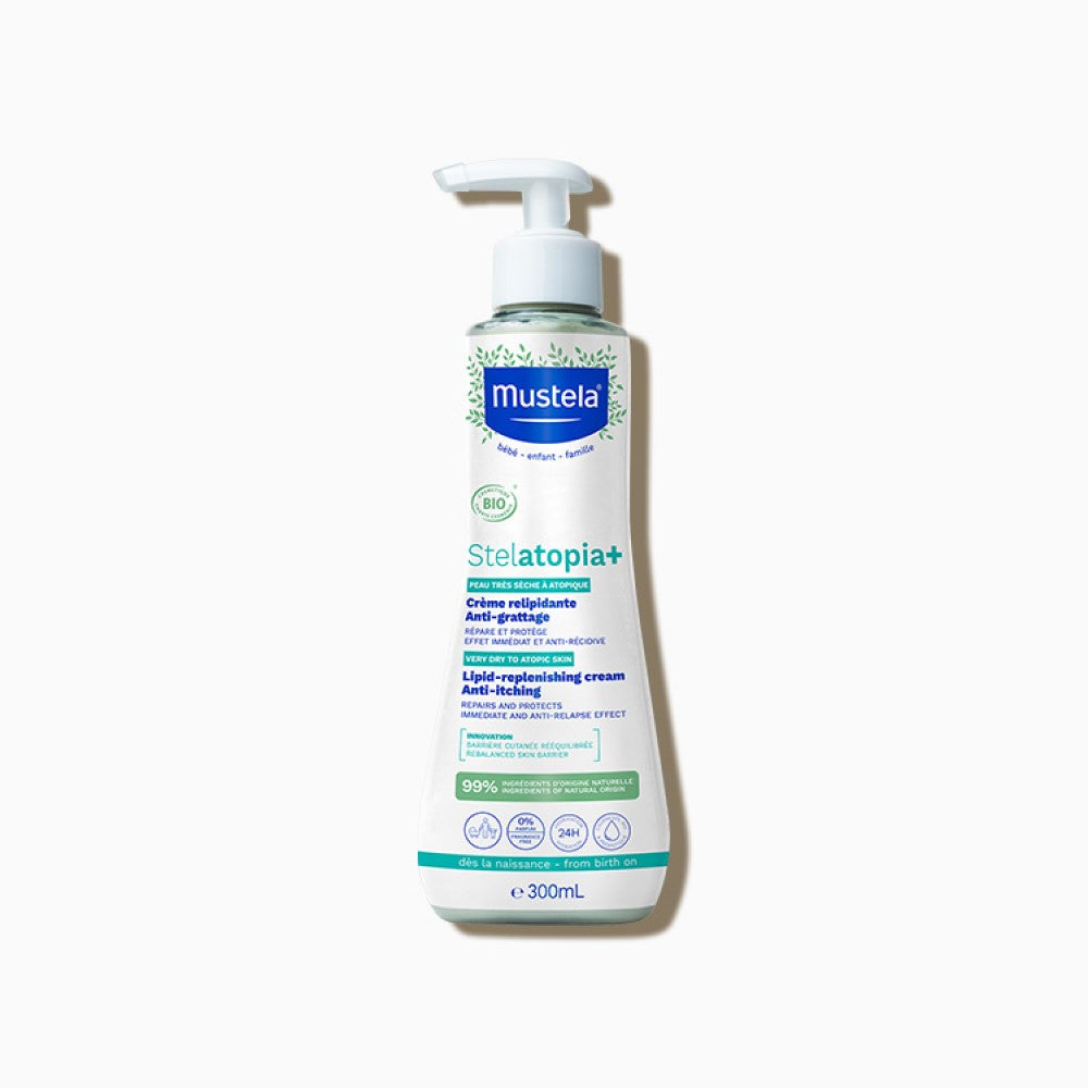 Mustela Stelatopia+ Lipid-Replenishing Cream, 300ml (Exp 05/27)
