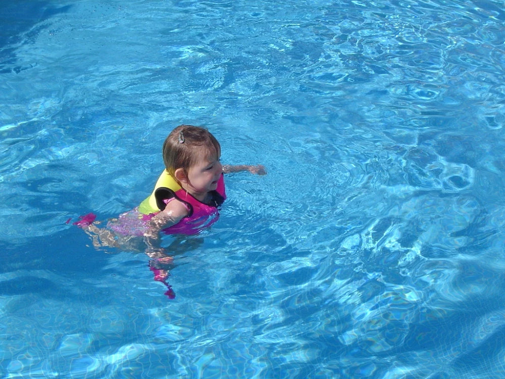 Konfidence Original Children Swim Jacket - Hamptons Navy Stripe (3 Sizes)