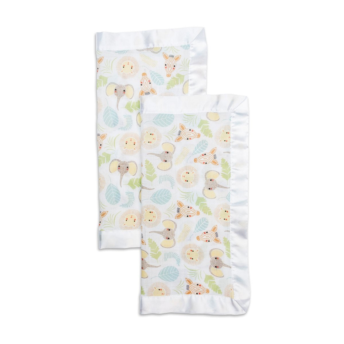 Lulujo Baby Muslin Security Blankets, 2pk (4 Designs) - Pupsik Singapore