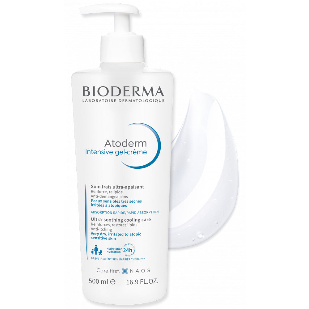 Bioderma Atoderm Intensive Gel Creme, Ultra Soothing Cooling Care 500ml - Exp 06/26