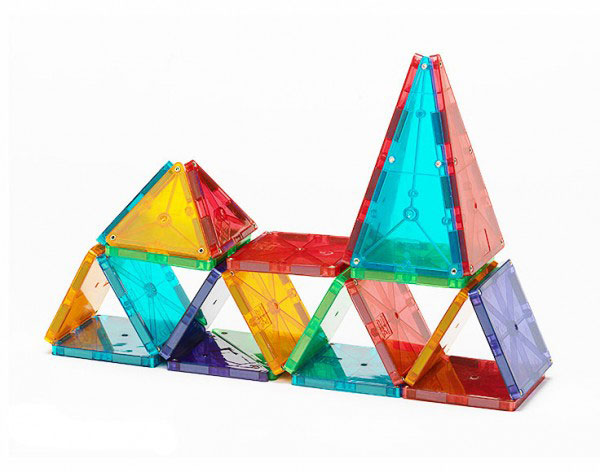 Magna-Tiles Clear Colors 32 Piece Set