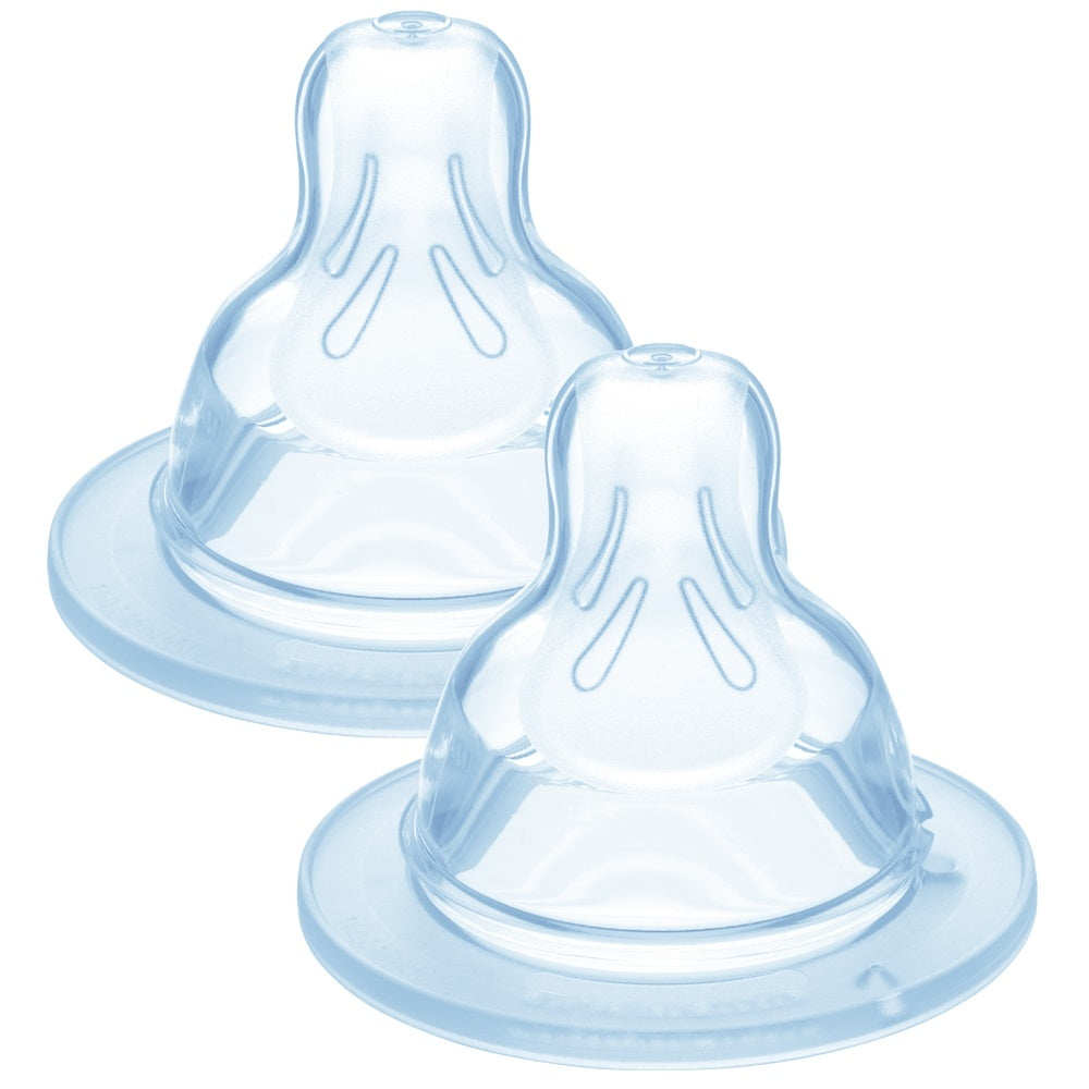 MAM Silicone Teats, 2pk for 0-6m+ (5 Sizes)