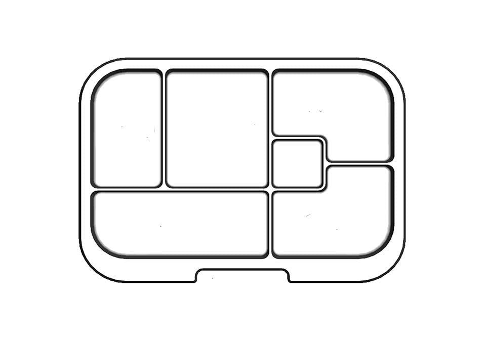 Munchbox Maxi6 Clear Tray