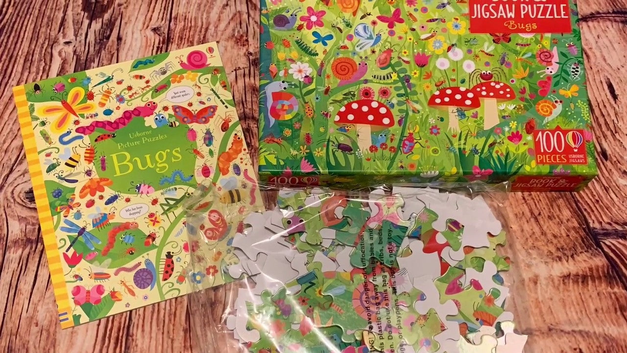 Usborne Book & Jigsaw (100pc) Series (5 Titles) - Pupsik Singapore