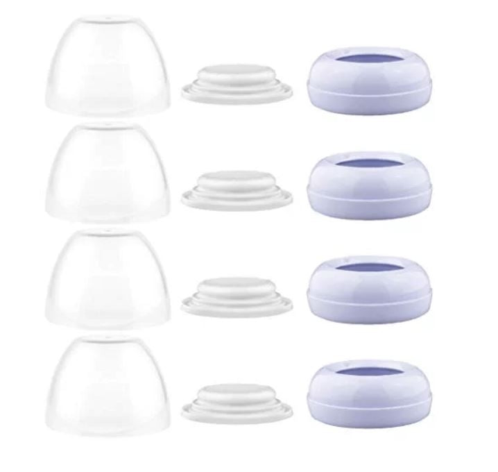 Maymom Collar with Sealing Disc & Travel Cap for Avent (4 set)