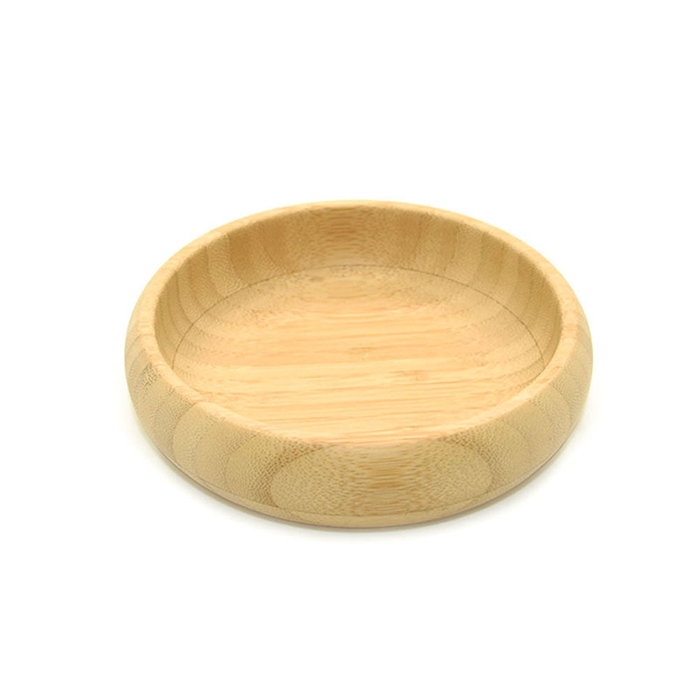 Biomom Medium Bamboo Round Suction Bowl - Tradewinds