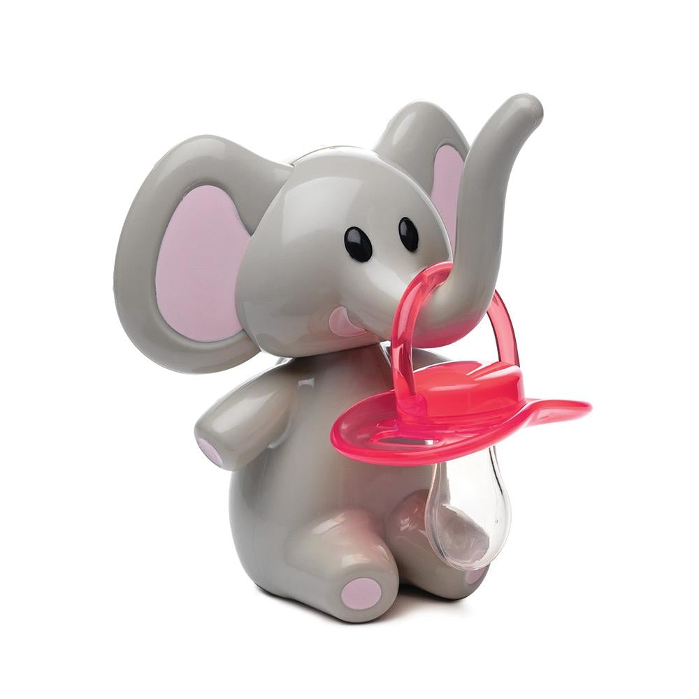 Melii Elephant Pacifier Holder - Pink Ears