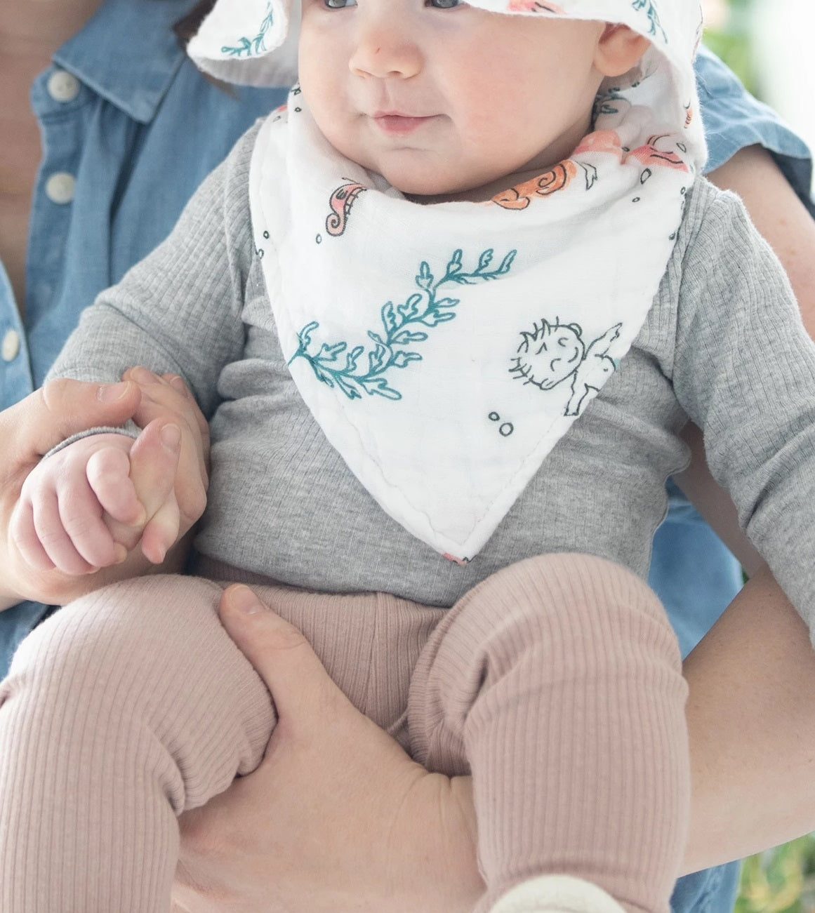 Bebe Au Lait Oh-So-Soft Muslin Bandana Bib (14 Designs) - Pupsik Singapore