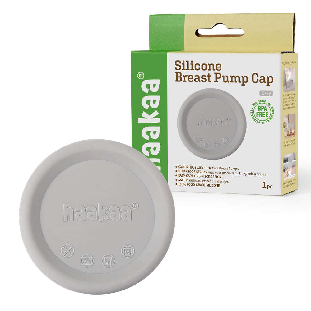 Haakaa Silicone Breast Pump Cap (3 Colors) - Pupsik Singapore