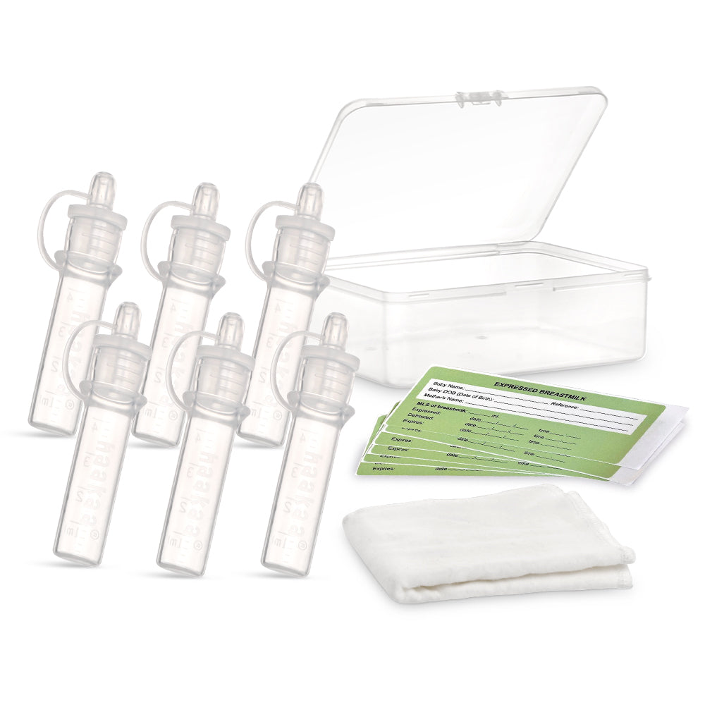Haakaa Pre-Sterilized Silicone Colostrum Collector Feeding Pack (4ml x 6)