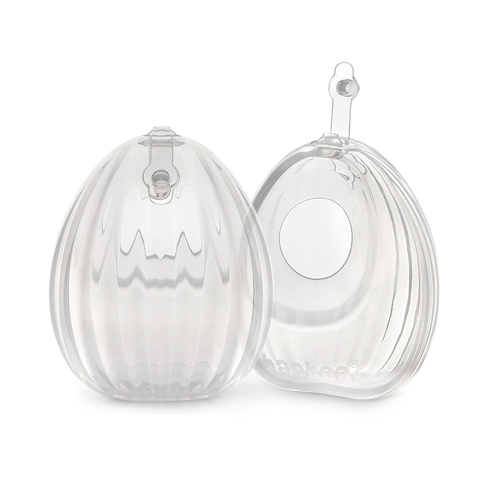 Haakaa Shell Wearable Silicone Manual Breast Pump, 2-Pack (2 Sizes)