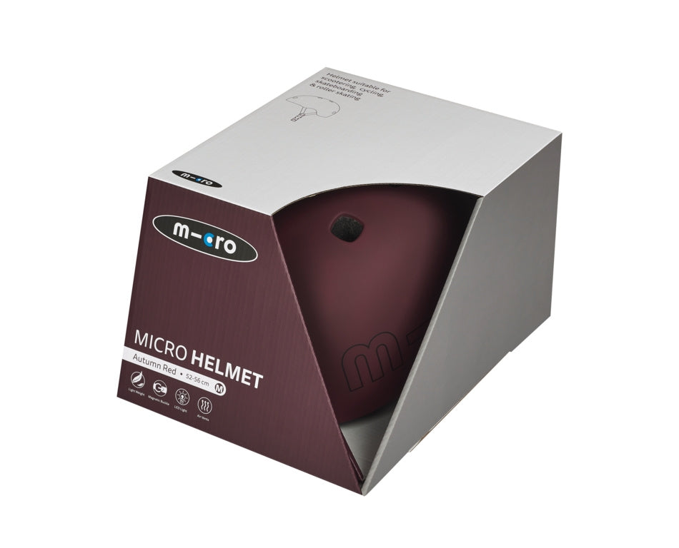 Micro Helm Helmet - Autumn Red