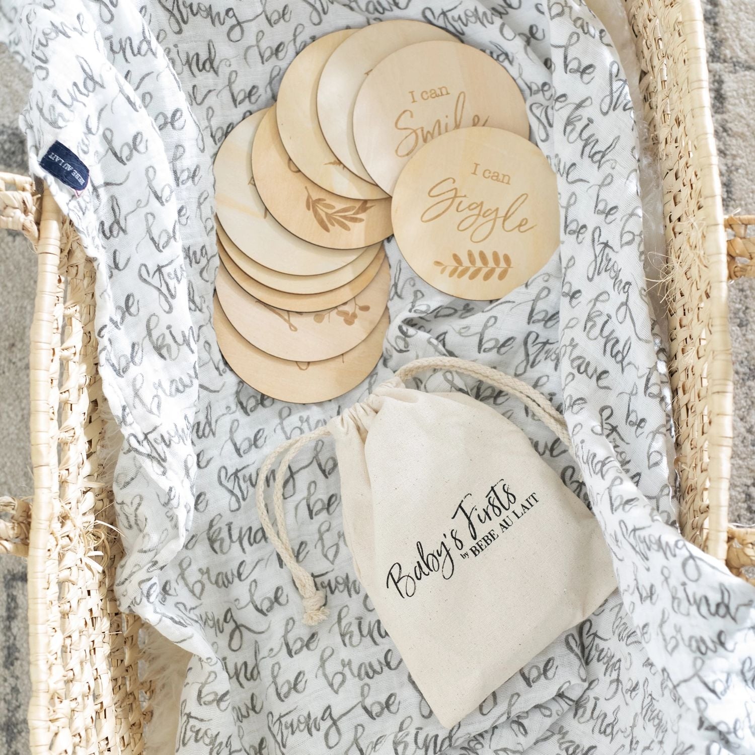 Bebe Au Lait Baby's Firsts Milestone Moments Set