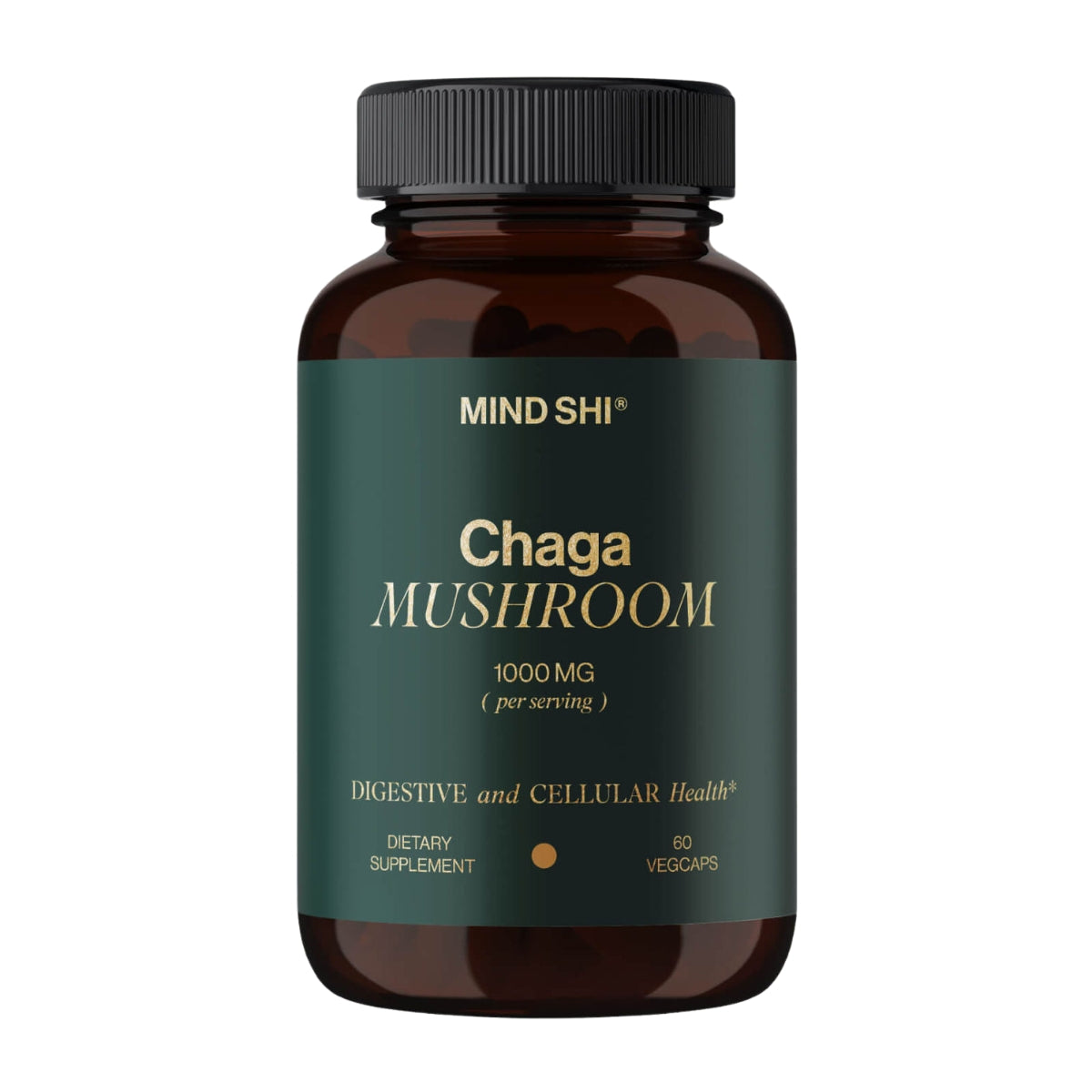 Mind Shi Chaga Mushroom 1000mg, 60 Veg Caps (Exp 02/27)