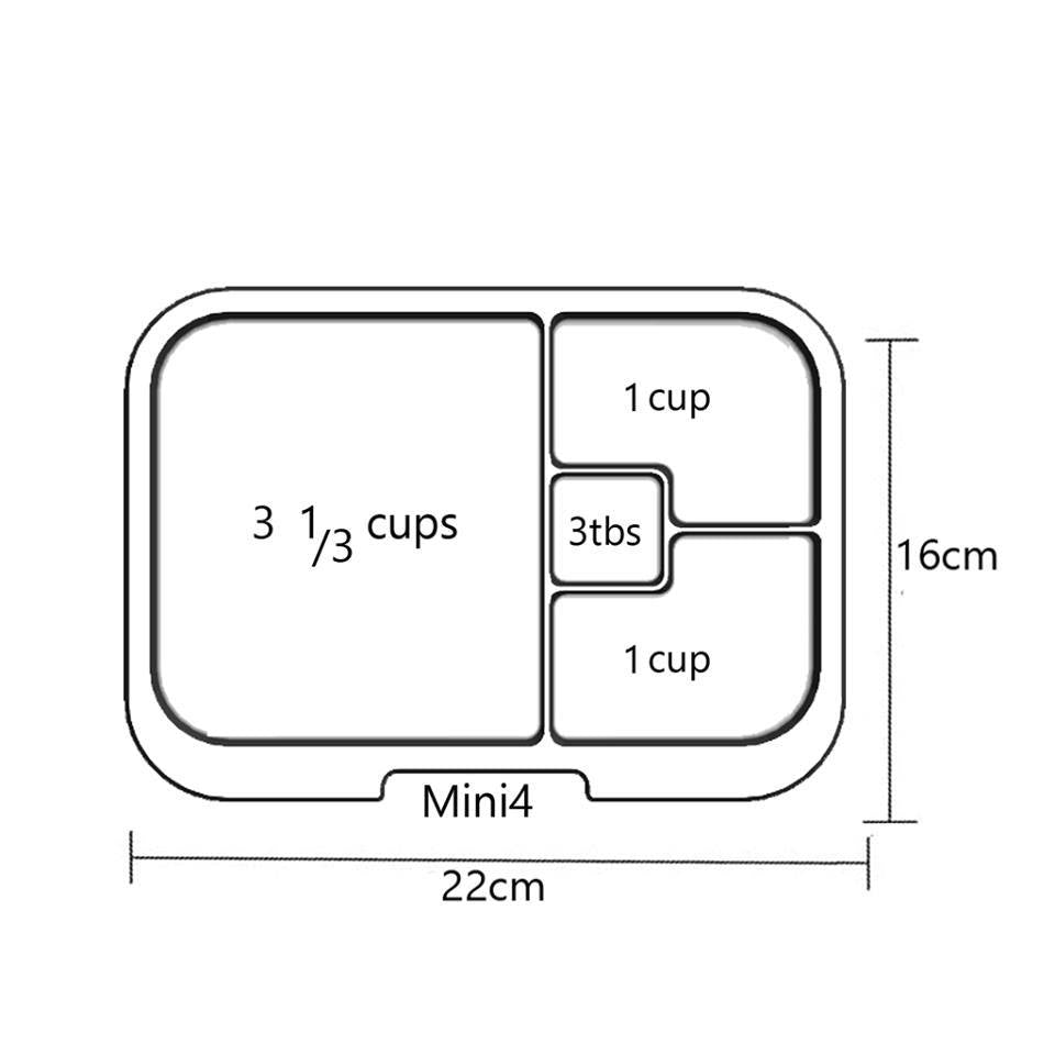Munchbox Mini4 Clear Tray