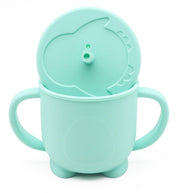 Biomom Penguin Silicone Straw Cup (3 Colours)