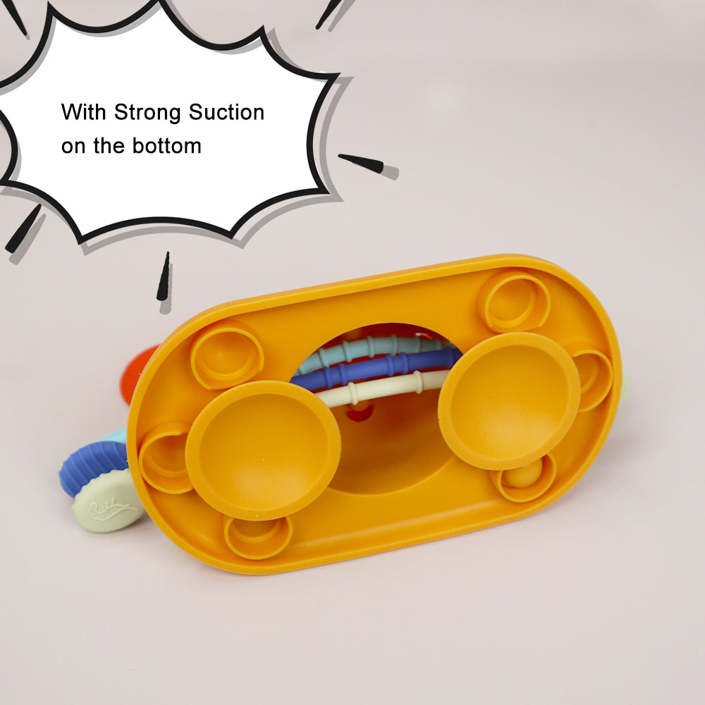 Biomom Crabby Pop & Pull Toy