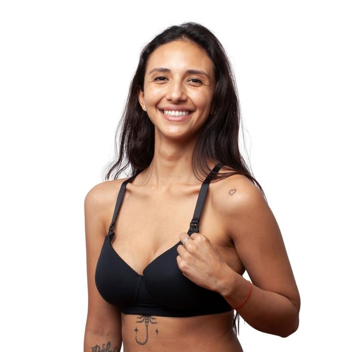 Simple Wishes Sling T-Shirt Bra - Midnight Black (7 Sizes)