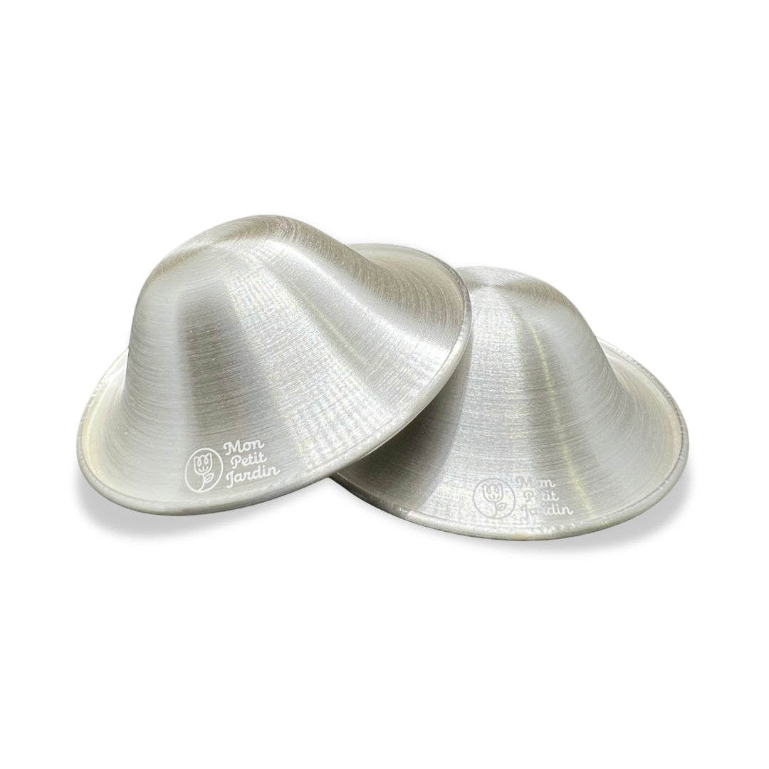 MPJ Silver Nursing Cups, 1 Pair (2 Sizes)