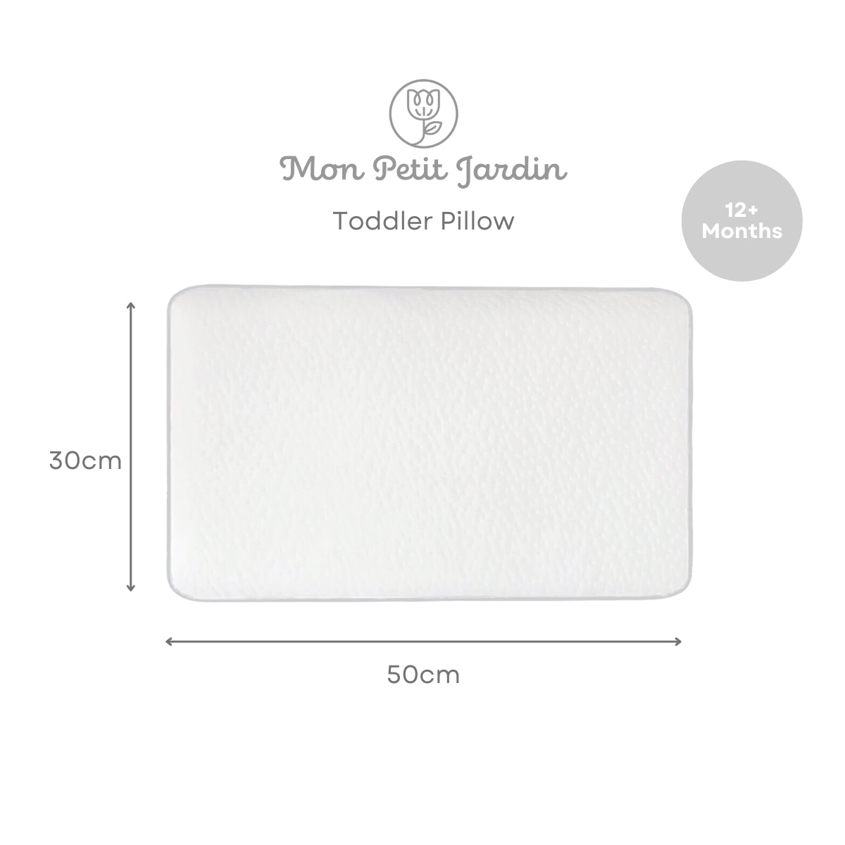 MPJ Memory Foam Toddler Pillow (30 x 50cm)
