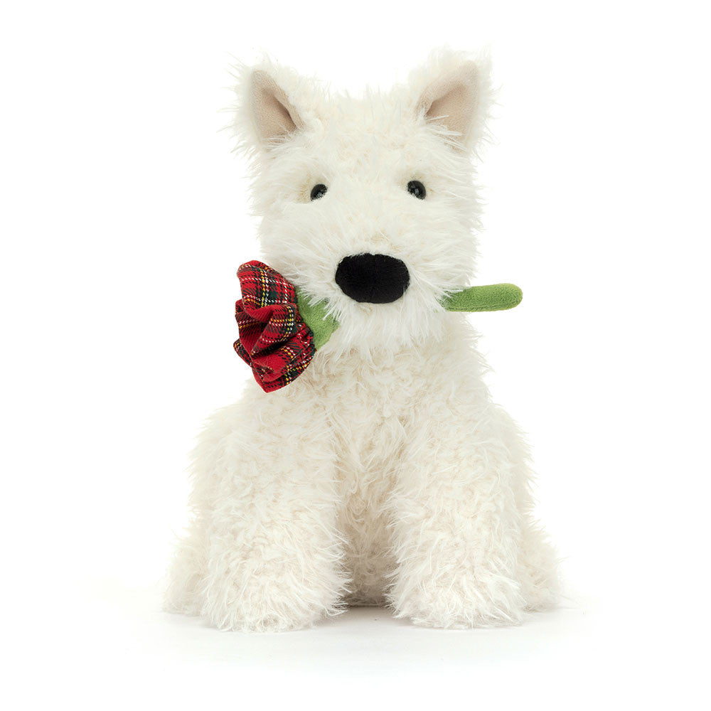 Jellycat Munro Scottie Dog 'Love You' Soft Toy (25cm)