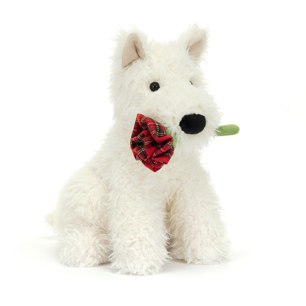 Jellycat Munro Scottie Dog 'Love You' Soft Toy (25cm)