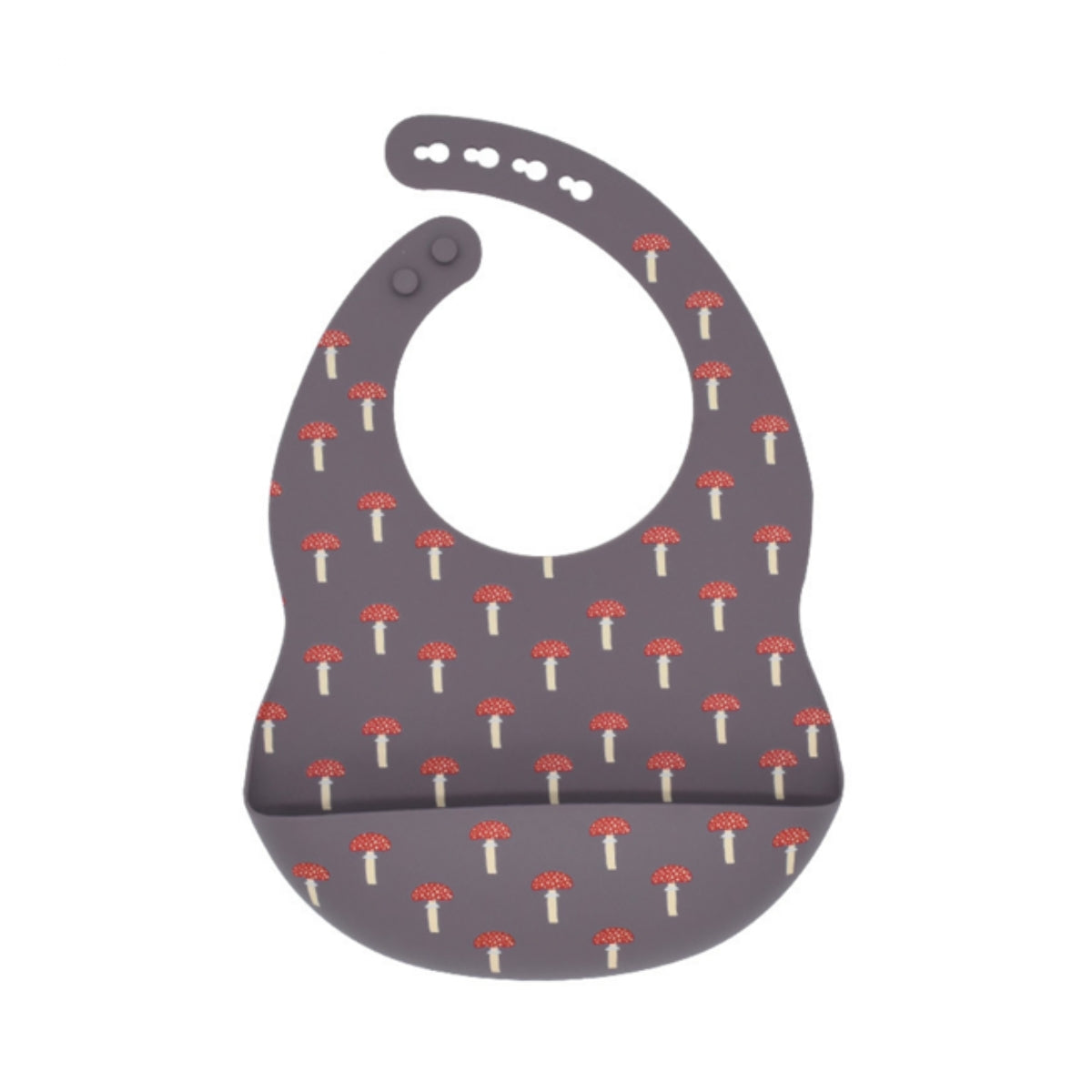 Biomom Silicone Round Baby Bib (11 Designs) - Pupsik Singapore