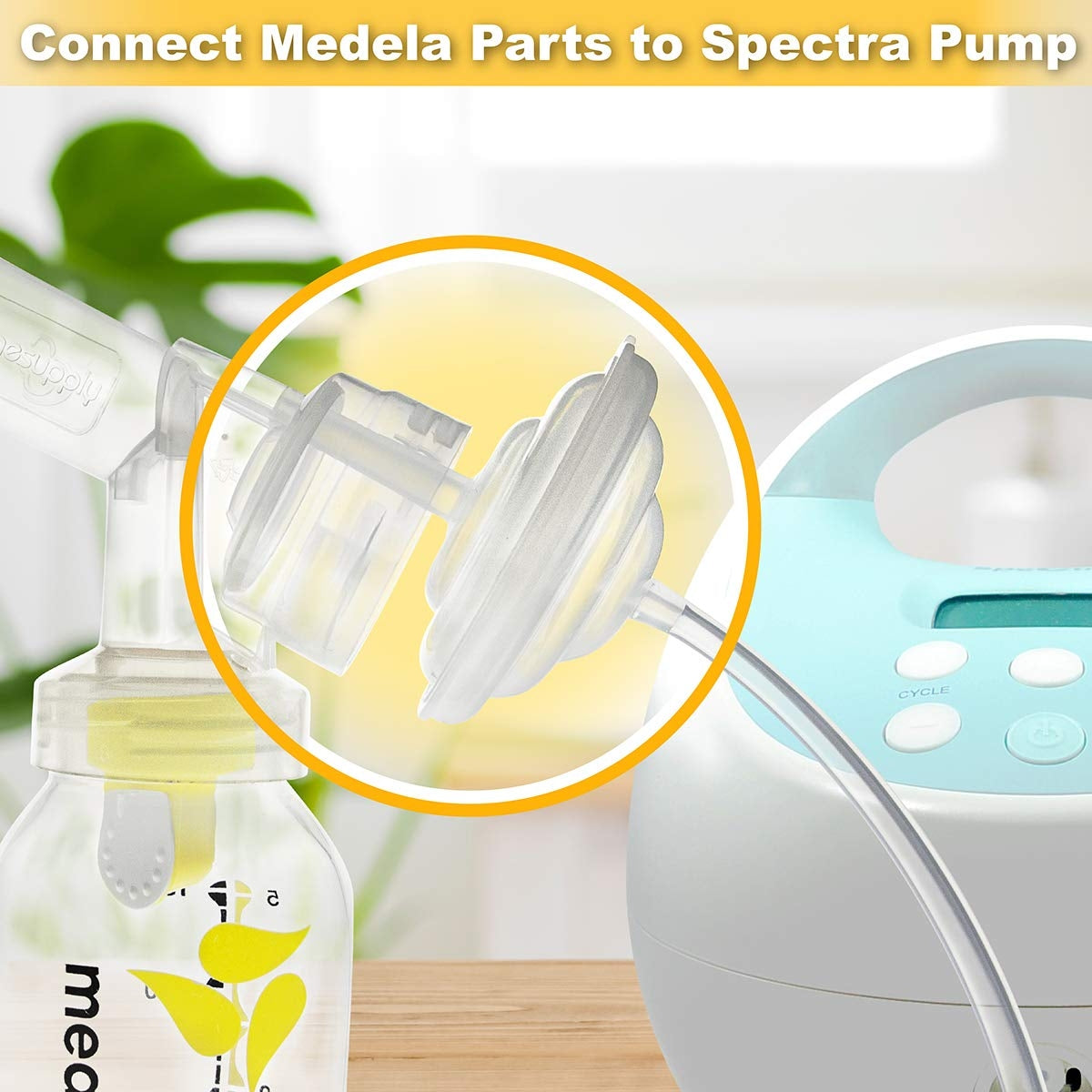 Nenesupply Long Stem Backflow Protectors for Medela Breastshield & Spectra Pump (2pc)