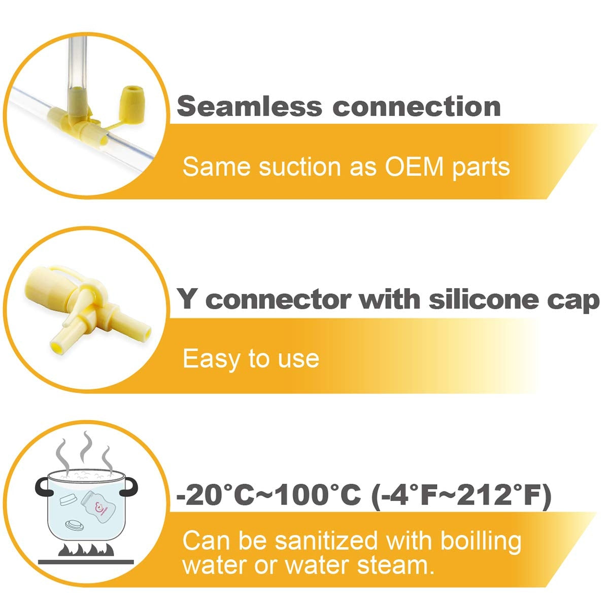 Nenesupply Tubing for Medela Pumps (3 Types) - Pupsik Singapore